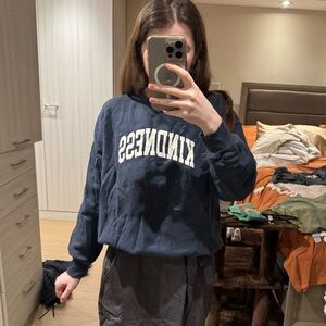 Old Navy Dark Blue Kindness Sweatshirt